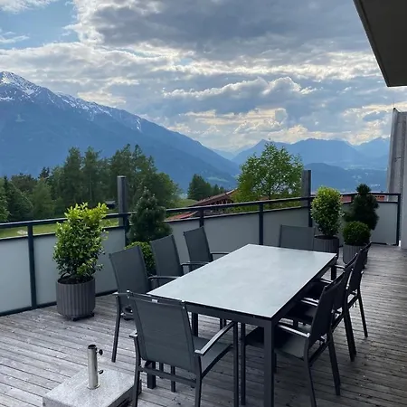 Panorama Moesern * Seefeld w Tirolu