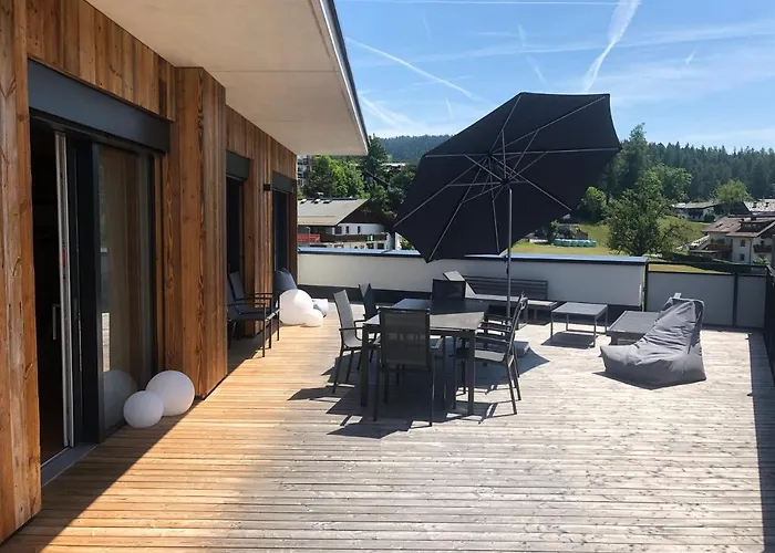 Panorama Moesern * Seefeld w Tirolu