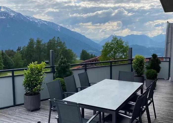Panorama Moesern * Seefeld w Tirolu