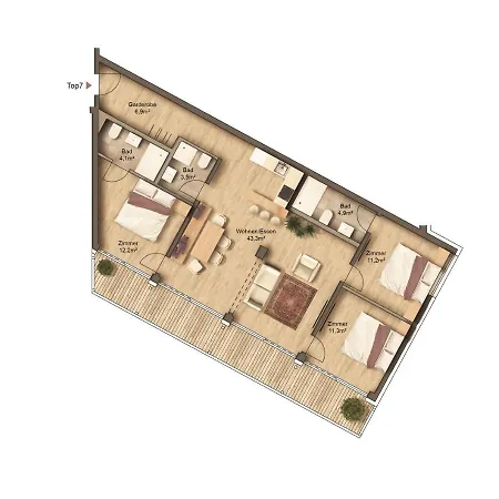 Panorama Moesern זיפלד אין טירול